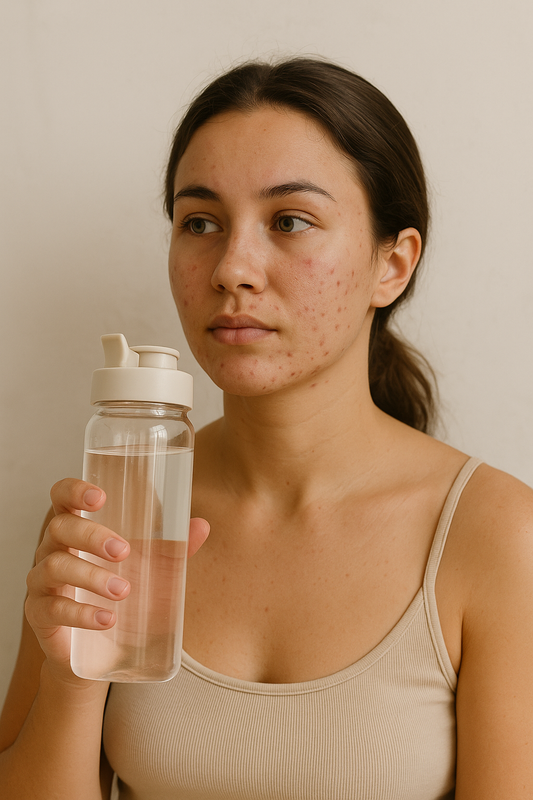 Acné et eau calcaire : causes, solutions et routine adaptée | Nirvita