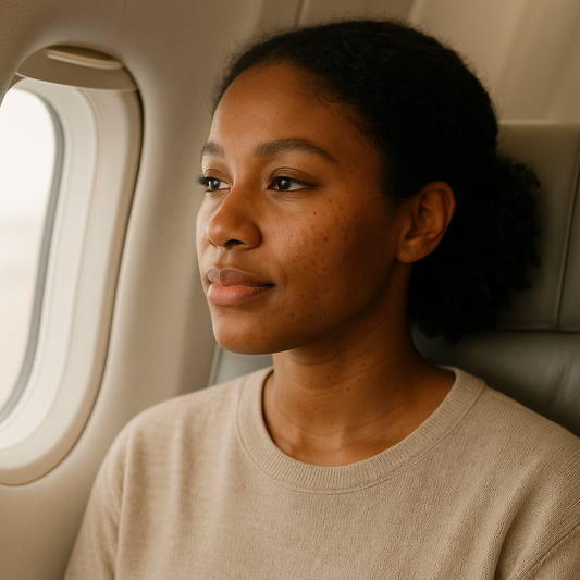 Acné du voyageur : comment éviter les boutons en avion ou en train ? | Nirvita