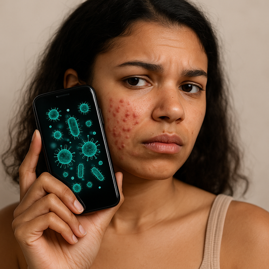 Acné et téléphone portable : causes, chaleur, bactéries et solutions efficaces | Nirvita