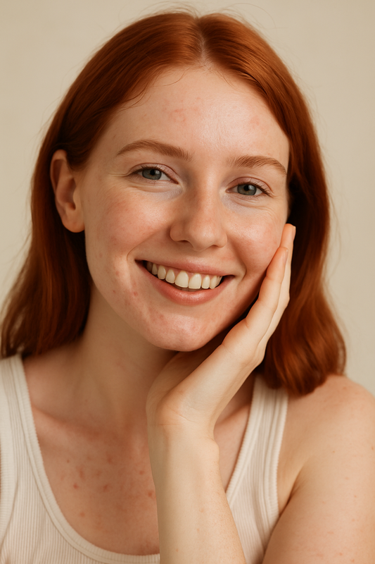 Boutons sur peau sensible : la routine douce et naturelle | Nirvita